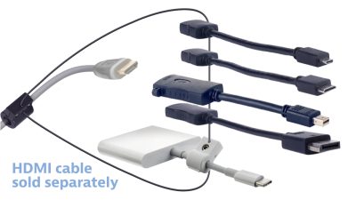 DL-AR13497 DigitaLinx Secure Adapter Ring with 5 Adapters