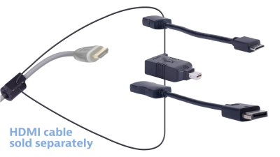 DL-AR10361 DigitaLinx Secure Adapter Ring with 3 Adapters