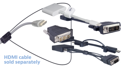 DL-AR10367 DigitaLinx Secure Adapter Ring with 5 Adapters