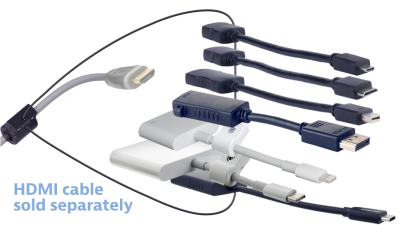 DL-AR16153 DigitaLinx Secure Adapter Ring with 6 Adapters