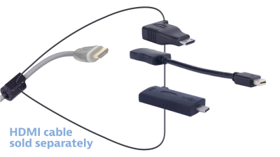 DL-AR16984 DigitaLinx Secure Adapter Ring with 3 Adapters