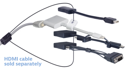 DL-AR14086 DigitaLinx Secure Adapter Ring with 4 Adapters