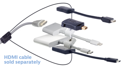 DL-AR17277 DigitaLinx Secure Adapter Ring with 5 Adapters