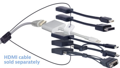 DL-AR13962 DigitaLinx Secure Adapter Ring with 6 Adapters