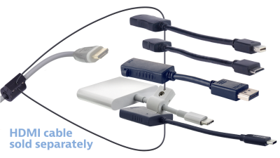 DL-AR9716 DigitaLinx Secure Adapter Ring with 5 Adapters