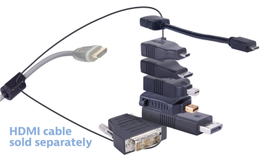 DL-AR13555 DigitaLinx Secure Adapter Ring with 7 Adapters