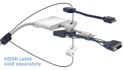 DL-AR15791 DigitaLinx Secure Adapter Ring with 3 Adapters