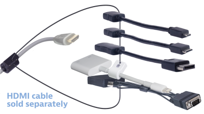 DL-AR10676 DigitaLinx Secure Adapter Ring with 5 Adapters