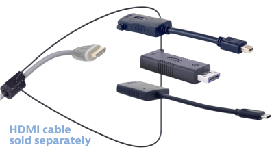 DL-AR12478 DigitaLinx Secure Adapter Ring with 3 Adapters