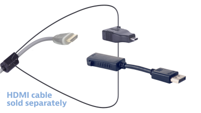 DL-AR16355 DigitaLinx Secure Adapter Ring with 2 Adapters