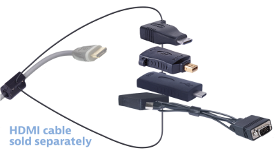 DL-AR10688 DigitaLinx Secure Adapter Ring with 4 Adapters