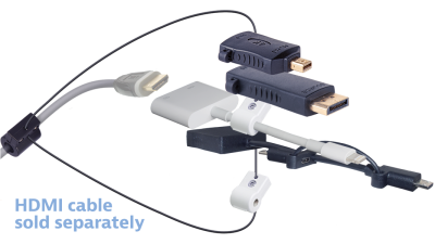 DL-AR9885 DigitaLinx Secure Adapter Ring with 4 Adapters