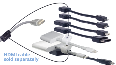 DL-AR11351 DigitaLinx Secure Adapter Ring with 7 Adapters