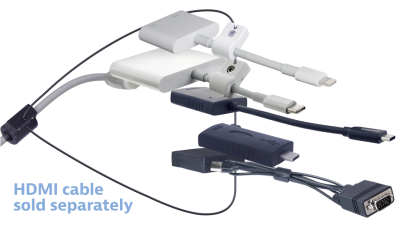 DL-AR9353 DigitaLinx Secure Adapter Ring with 5 Adapters