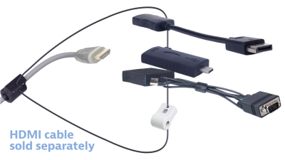 DL-AR13305 DigitaLinx Secure Adapter Ring with 3 Adapters