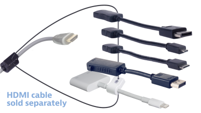 DL-AR9399 DigitaLinx Secure Adapter Ring with 5 Adapters