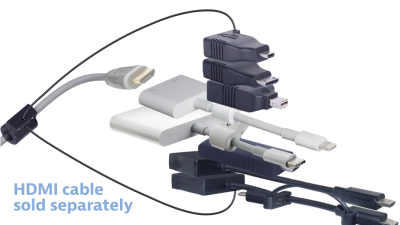 DL-AR10995 DigitaLinx Secure Adapter Ring with 8 Adapters