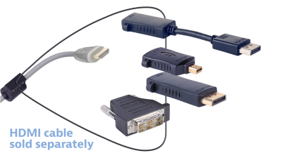 DL-AR9555 DigitaLinx Secure Adapter Ring with 4 Adapters