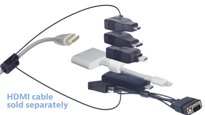 DL-AR11294 DigitaLinx Secure Adapter Ring with 6 Adapters