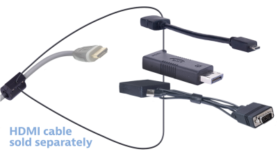 DL-AR10881 DigitaLinx Secure Adapter Ring with 3 Adapters