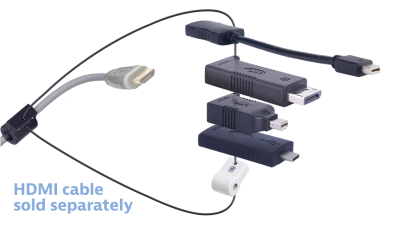 DL-AR9643 DigitaLinx Secure Adapter Ring with 4 Adapters