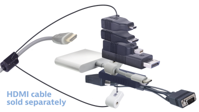 DL-AR15374 DigitaLinx Secure Adapter Ring with 7 Adapters