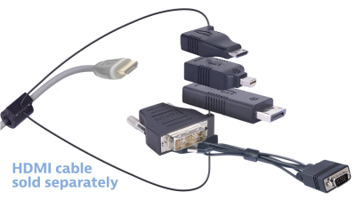 DL-AR17383 DigitaLinx Secure Adapter Ring with 5 Adapters