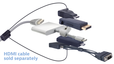 DL-AR14696 DigitaLinx Secure Adapter Ring with 5 Adapters