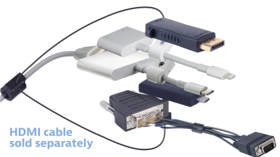 DL-AR13695 DigitaLinx Secure Adapter Ring with 6 Adapters