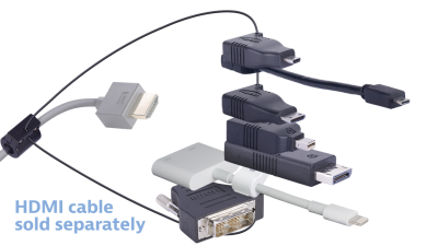 DL-AR945 DigitaLinx Secure Adapter Ring with 7 Adapters