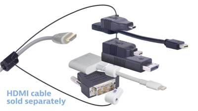 DL-AR15217 DigitaLinx Secure Adapter Ring with 6 Adapters