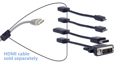 DL-AR11708 DigitaLinx Secure Adapter Ring with 4 Adapters