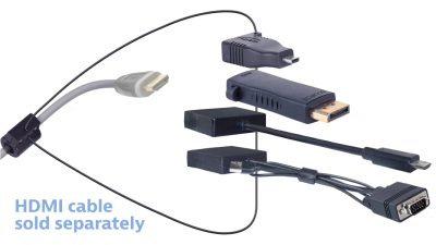 DL-AR13142 DigitaLinx Secure Adapter Ring with 4 Adapters