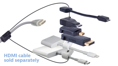 DL-AR13238 DigitaLinx Secure Adapter Ring with 6 Adapters