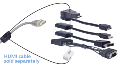 DL-AR13914 DigitaLinx Secure Adapter Ring with 5 Adapters