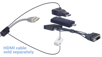 DL-AR12992 DigitaLinx Secure Adapter Ring with 3 Adapters