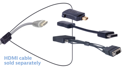 DL-AR10419 DigitaLinx Secure Adapter Ring with 3 Adapters