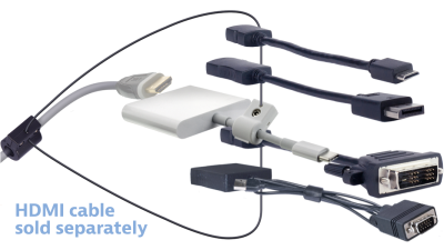 DL-AR14394 DigitaLinx Secure Adapter Ring with 5 Adapters